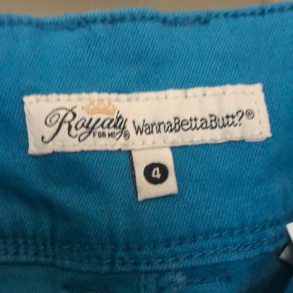 Turquoise capris - Picture 4 of 4